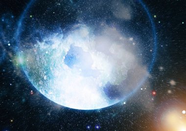 Yıldızlı uzay arka plan dokusu