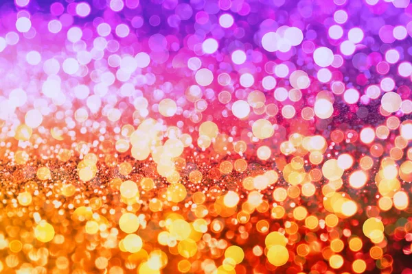 Třpytivý lesk žárovky světla: rozostření pozadí vánoční Tapeta dekorace concept.holiday festivalu pozadí: sparkle kruhu podsvícený displej oslavy. — Stock fotografie