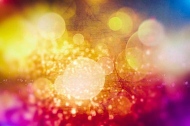 Bokeh çok renkler, Festival ışıklar bokeh arka plan, Defocused bokeh ışıklar, bulanık bokeh, 