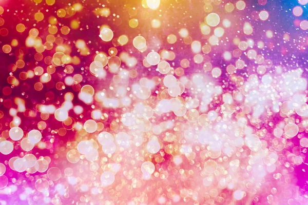 Fondo festivo con bokeh naturale e luci dorate luminose. — Foto Stock