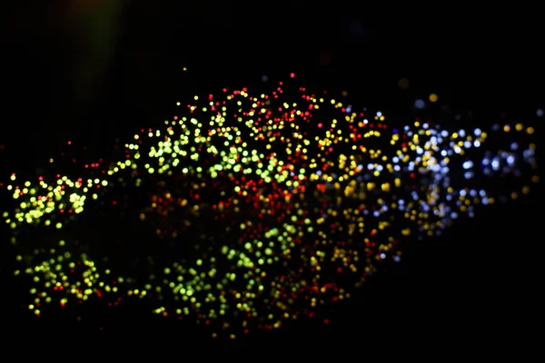 arkaplanda bir sürü ışık lekesi var