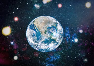 Dünya'dan alan. NASA tarafından döşenmiş bu görüntü öğelerini.