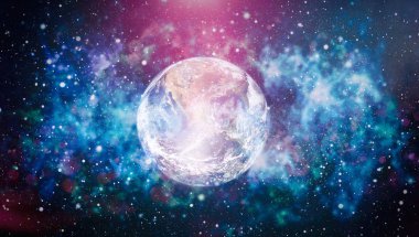 Dünya'dan alan. NASA tarafından döşenmiş bu görüntü öğelerini.