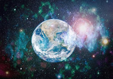 Dünya'dan alan. NASA tarafından döşenmiş bu görüntü öğelerini.