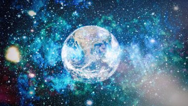 Dünya'dan alan. NASA tarafından döşenmiş bu görüntü öğelerini.