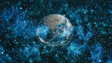 Dünya'dan alan. NASA tarafından döşenmiş bu görüntü öğelerini.