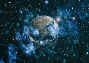 Dünya'dan alan. NASA tarafından döşenmiş bu görüntü öğelerini.