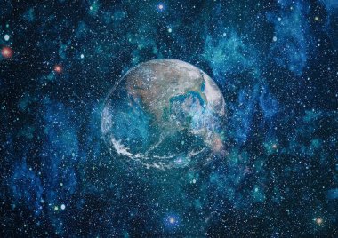 Dünya'dan alan. NASA tarafından döşenmiş bu görüntü öğelerini.