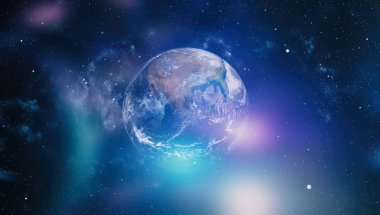 Dünya'dan alan. NASA tarafından döşenmiş bu görüntü öğelerini.