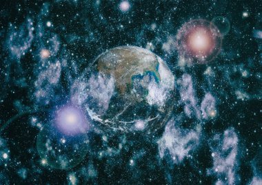 Dünya'dan alan. NASA tarafından döşenmiş bu görüntü öğelerini.