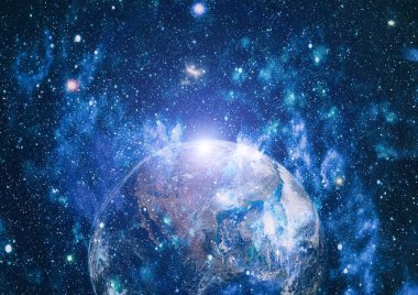 Dünya'dan alan. NASA tarafından döşenmiş bu görüntü öğelerini.