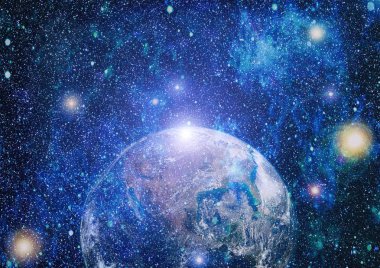 Dünya'dan alan. NASA tarafından döşenmiş bu görüntü öğelerini.