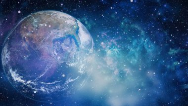 Dünya'dan alan. NASA tarafından döşenmiş bu görüntü öğelerini.