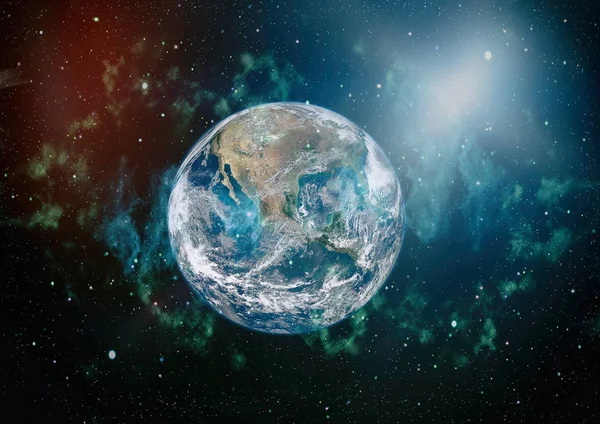 Dünya'dan alan. NASA tarafından döşenmiş bu görüntü öğelerini.