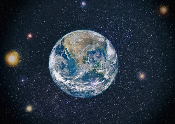 Dünya'dan alan. NASA tarafından döşenmiş bu görüntü öğelerini.