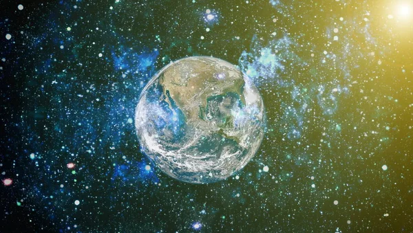 Dünya'dan alan. NASA tarafından döşenmiş bu görüntü öğelerini.