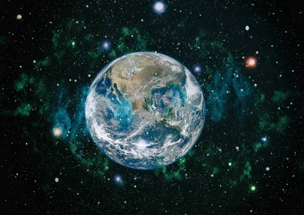 Dünya'dan alan. NASA tarafından döşenmiş bu görüntü öğelerini.