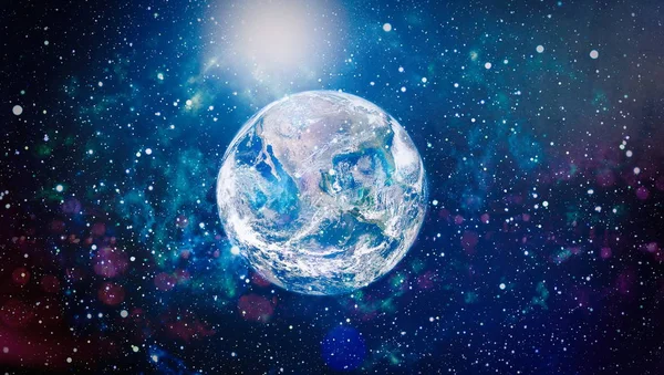 Dünya'dan alan. NASA tarafından döşenmiş bu görüntü öğelerini.