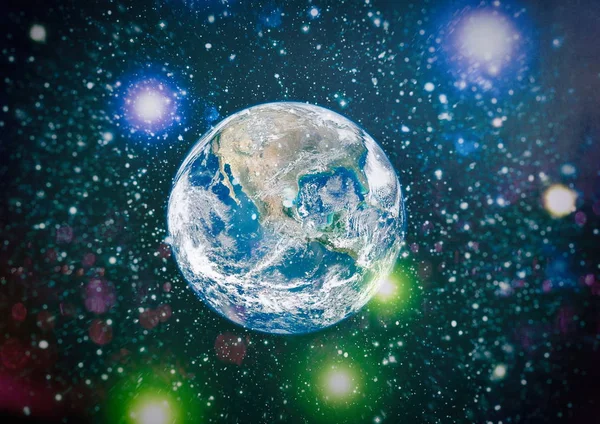 Dünya'dan alan. NASA tarafından döşenmiş bu görüntü öğelerini.