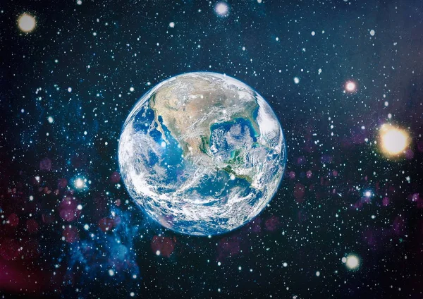 Dünya'dan alan. NASA tarafından döşenmiş bu görüntü öğelerini.