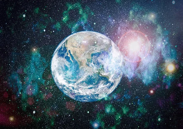 Dünya'dan alan. NASA tarafından döşenmiş bu görüntü öğelerini.