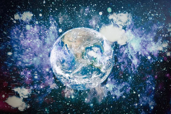 Dünya'dan alan. NASA tarafından döşenmiş bu görüntü öğelerini.