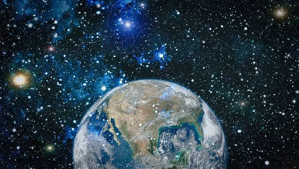 Dünya'dan alan. NASA tarafından döşenmiş bu görüntü öğelerini.