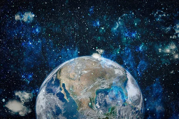 Dünya'dan alan. NASA tarafından döşenmiş bu görüntü öğelerini.