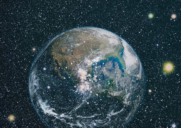 Dünya'dan alan. NASA tarafından döşenmiş bu görüntü öğelerini.