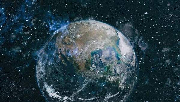 Dünya'dan alan. NASA tarafından döşenmiş bu görüntü öğelerini.