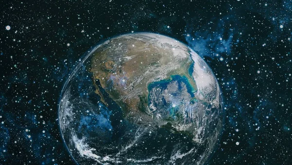 Dünya'dan alan. NASA tarafından döşenmiş bu görüntü öğelerini.