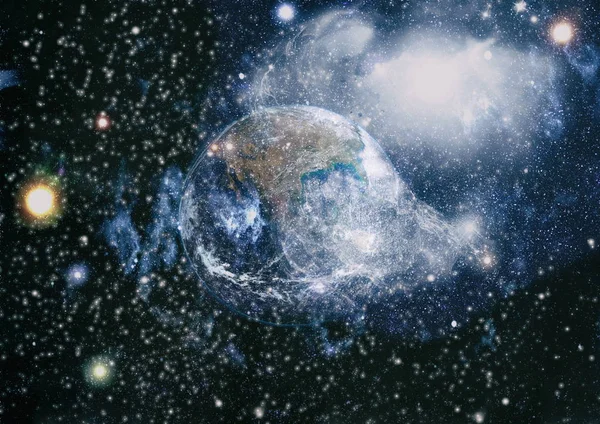 Dünya'dan alan. NASA tarafından döşenmiş bu görüntü öğelerini.