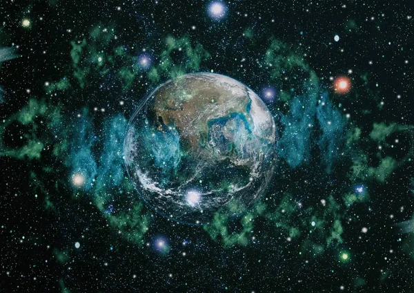 Dünya'dan alan. NASA tarafından döşenmiş bu görüntü öğelerini.