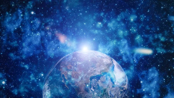 Dünya'dan alan. NASA tarafından döşenmiş bu görüntü öğelerini.