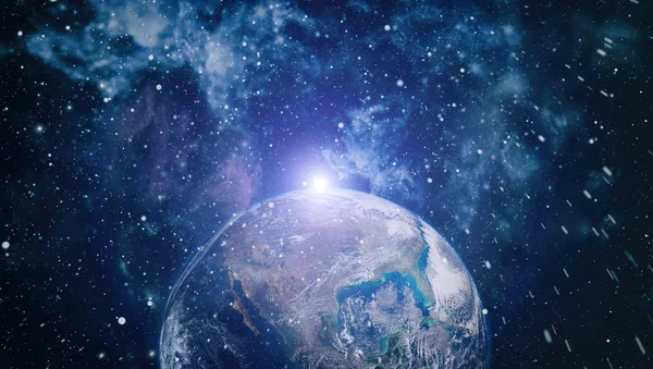 Dünya'dan alan. NASA tarafından döşenmiş bu görüntü öğelerini.