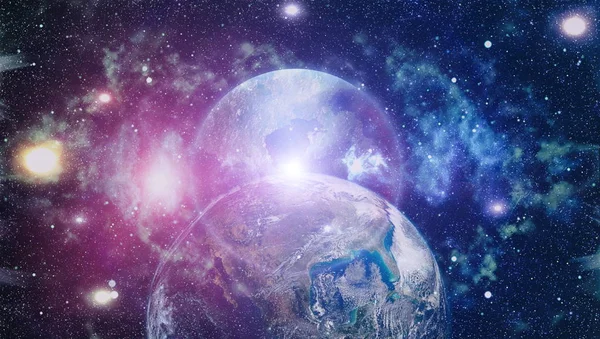 Dünya'dan alan. NASA tarafından döşenmiş bu görüntü öğelerini.