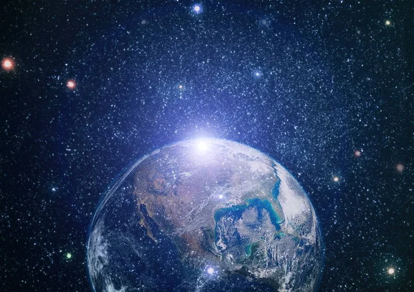 Dünya'dan alan. NASA tarafından döşenmiş bu görüntü öğelerini.