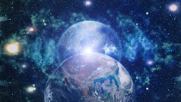 Dünya'dan alan. NASA tarafından döşenmiş bu görüntü öğelerini.