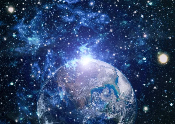 Dünya'dan alan. NASA tarafından döşenmiş bu görüntü öğelerini.