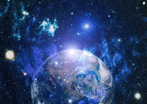 Dünya'dan alan. NASA tarafından döşenmiş bu görüntü öğelerini.