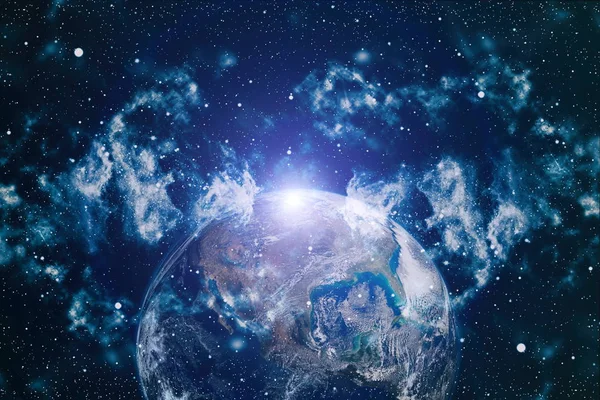 Dünya'dan alan. NASA tarafından döşenmiş bu görüntü öğelerini.