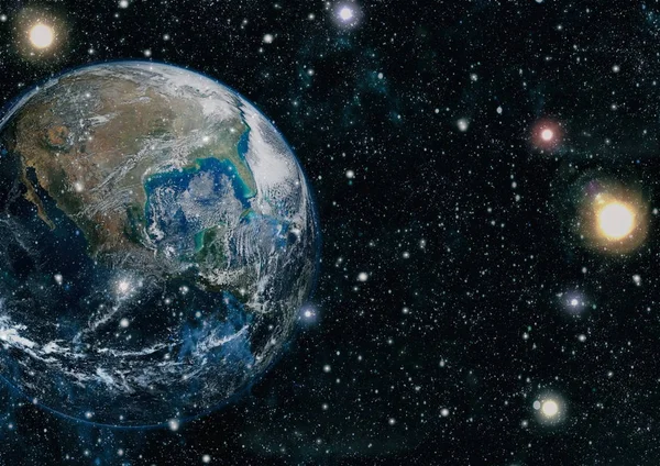 Dünya'dan alan. NASA tarafından döşenmiş bu görüntü öğelerini.