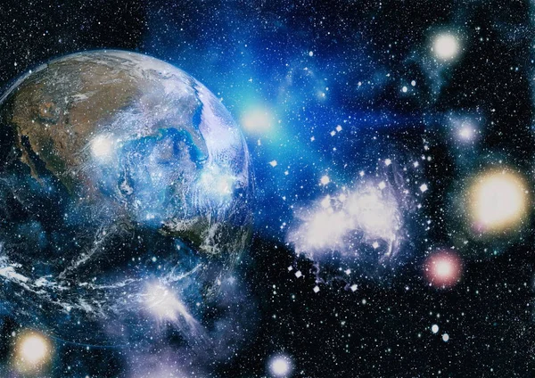 Dünya'dan alan. NASA tarafından döşenmiş bu görüntü öğelerini.