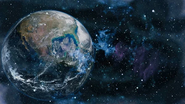 Dünya'dan alan. NASA tarafından döşenmiş bu görüntü öğelerini.