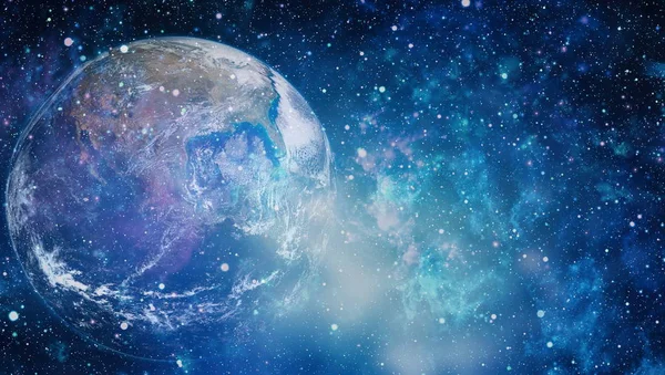 Dünya'dan alan. NASA tarafından döşenmiş bu görüntü öğelerini.