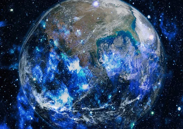 Землі з космосу. Цей елементів зображення мебльовані НАСА. — стокове фото