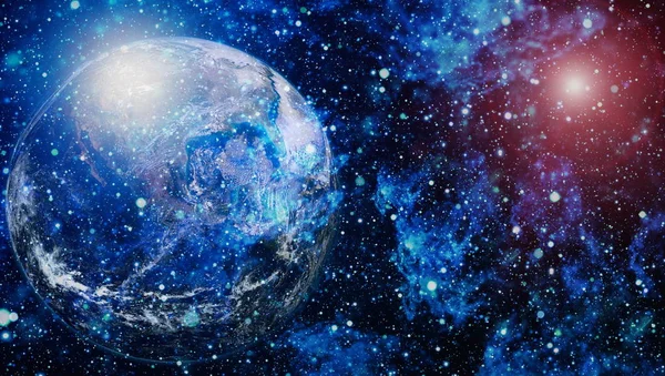 Dünya'dan alan. NASA tarafından döşenmiş bu görüntü öğelerini.