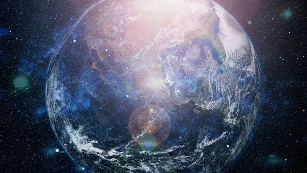 Dünya'dan alan. NASA tarafından döşenmiş bu görüntü öğelerini.