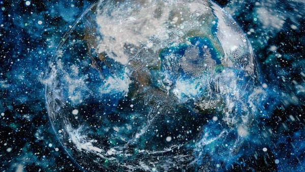 Dünya'dan alan. NASA tarafından döşenmiş bu görüntü öğelerini.