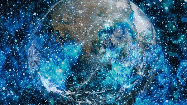 Dünya'dan alan. NASA tarafından döşenmiş bu görüntü öğelerini.